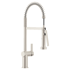 Monomando para Cocina con Rociador Extraíble Cia Acabado Acero Inoxidable Moen