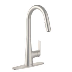 Monomando para Cocina con Rociador Extraíble Iriza Acabado Acero Inoxidable Moen
