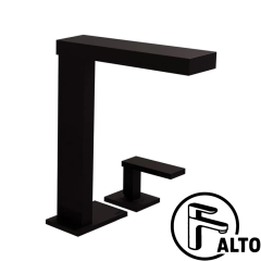 Monomando Scala para lavabo ébano negro