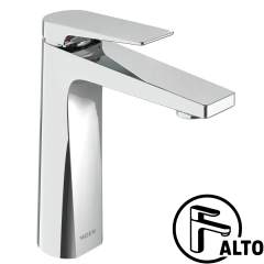 Monomando Berat para Lavabo Push Button Cromo Moen