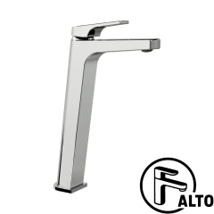 Monomando Quadratta alto para lavabo cromo sin contra