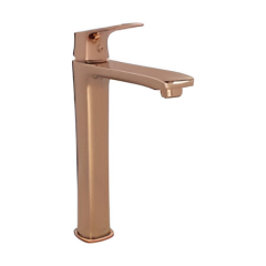 Monomando alto para lavabo Cassia Rose Gold