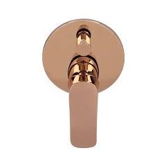 Monomando para regadera sencillo Cassia Rose Gold