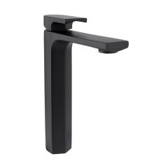 Monomando alto para lavabo JYM Negro Mate