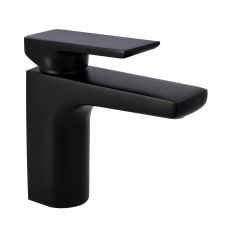 Monomando Corto para Lavabo Quadro 2 Acabado Negro Mate Urrea