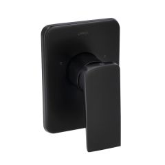 Monomando Sencillo para Regadera o Tina Quadro 2 Acabado Negro Mate Urrea