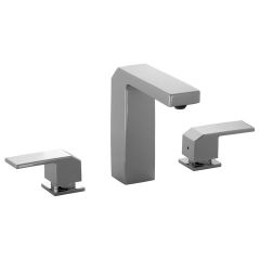 Mezcladora Quadro para lavabo acero inoxidable