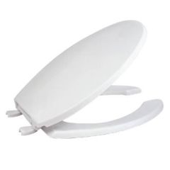 Asiento M-235 Alargado de Frente Abierto Blanco American Standard