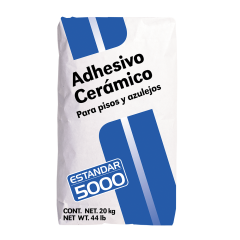 Adhesivo cerámico estándar 5000 gris 20 kg