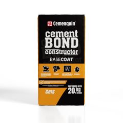 Adhesivo Cement Bond Constructor Basecoat Gris 20 kg Cemenquin