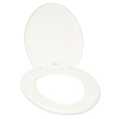 Asiento para Sanitario Alargado Frente Cerrado Línea Clásica 47 cm Coflex