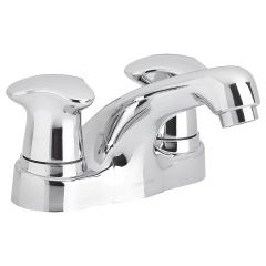 Mezcladora para Lavabo de 4 Pulgadas con Manijas Triceta Aluvia Cromo Corona