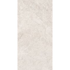 Azulejo Alpes Hueso 60 x 120 cm Rigato Rectificado