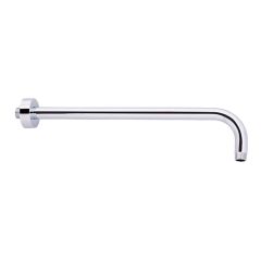 Brazo y Chapetón de Acero Inoxidable a Pared Redondo 40 cm Cromo Dica