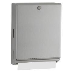 Dispensador de Toallas de Papel Acabado Acero Inoxidable Satinado Bobrick