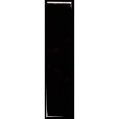 Azulejo Charlot 7.5 x 30 cm Negro Brillante