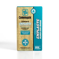 Cemento Emplaste Blanco Capa Gruesa 25 kg Cemenquin