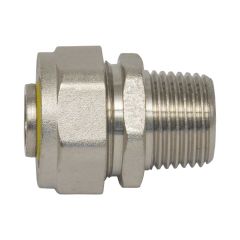 Adaptador PE-AL-PE macho 1/2" x 1/2" MNPT