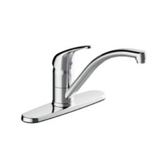 Mezcladora para fregadero cromo 8" cuello giratorio
