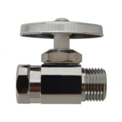 Llave de Control para Agua Cromo Recta