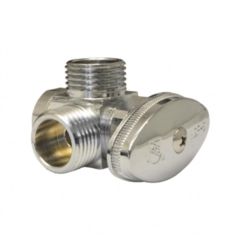 Llave de Control para Agua Cromo Angular 2 Salidas