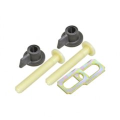Tornillos de Plástico para Asiento de Sanitario Blanco 2 1/2"