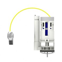 Válvula de Descarga para Tanque de Sanitario Blanco 50 mm (2") Dual 2" — Ajuste 205–233 mm