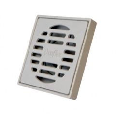 Coladera cuadrada para desagüe gris