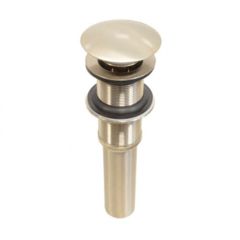 Contra Tapón Push para Lavabo Níquel Cepillado