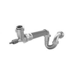 Trampa flexible para fregadero de 1 tarja