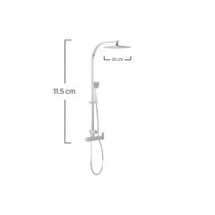 Columna de Ducha 2302 Cromo Urrea