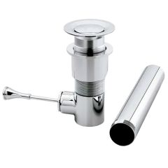 Contra de Desagüe Automático para Lavabo sin Rebosadero Cromo Helvex