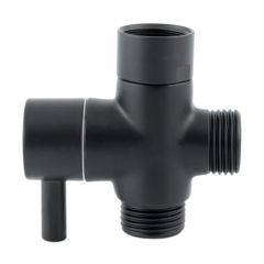 Desviador para Regadera Negro Mate Urrea