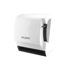Dispensador Manual Blanco de Toalla en Rollo Duty Works