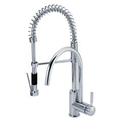 Monomando Gourmet Twin para fregadero cromo