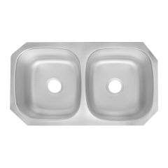 Fregadero de Submontar Clásica CS-110 2 Tinas 84 x 48 cm Acero Inoxidable EB Técnica
