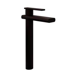 Monomando Premier alto para lavabo ébano con desagüe de push