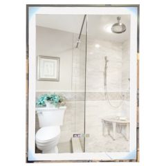 Espejo de Baño LED Touch Bluetooth Antivaho 80 x 60 cm Allapsa