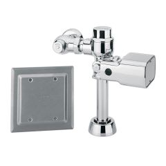 Fluxómetro de sensor electrónico de corriente para wc cromo spud de 38 mm