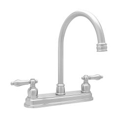 Mezcladora para Cocina con Manerales de Palanca 8" Cromo Urrea