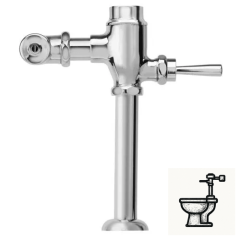 Fluxometro de palanca para wc cromo