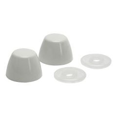 Juego de Tapas Blancas para Pernos de Sanitario Fluidmaster