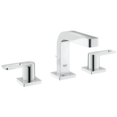 Llave Quadra para Lavabo de 3 Orificios con Manerales Cromo Grohe