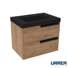 Gabinete Suspendido 60 cm Doble Cajón Roble Craf Urrea