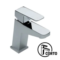 Monomando Squadra para lavabo cromo — inclinado