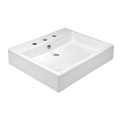 Lavabo Sobreponer  3p Con Rebosadero Lucerna B
