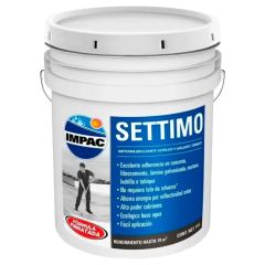 Impermeabilizante Fibratado Impac Settimo Blanco 19 L