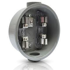 Base para Medidor Redonda 4T 100Amp Fe Iusa