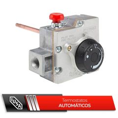Termostato automático para calentador 1/2" npt-7/16" (24uns)