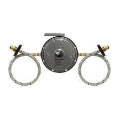 Regulador gas l.p. baja presión para 2 cilindros mod. reg201 pmfm